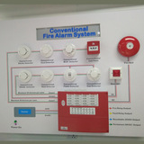 Conventional Fire Alarm Control Panel with 16 Zones